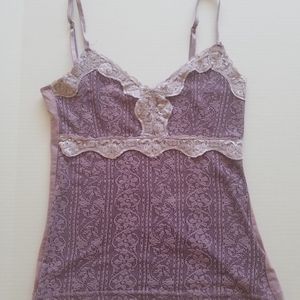 Lavendar lace camisole